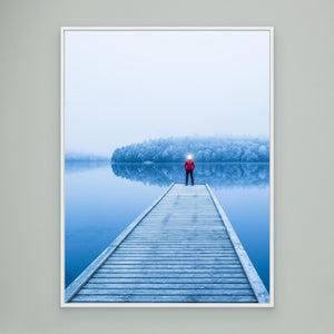 I frostens stillhet vid Kåsjön - CANVAS