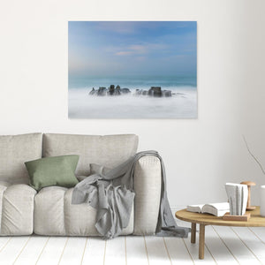 Minimalistisk kust Portugal – Cascais hav och klippor | Canvas