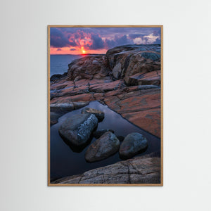 Solnedgång vid Stora Amundön – Göteborgs skärgård