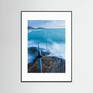 Badtrappa vid Stora Amundön – Billdals skärgård, Göteborg | Fine Art Print 