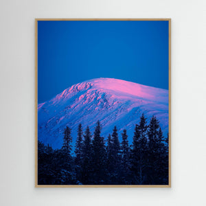 Salsfjellet i morgonljus – Grövelsjöfjällen vinter | Canvas