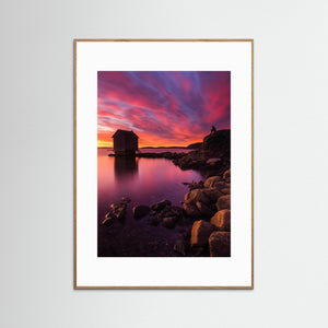 Solnedgång vid Brottkärr – Skärgård utanför Göteborg | Fine Art Print