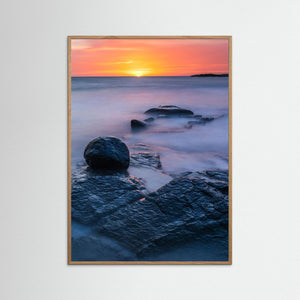 Stilla kväll vid havet – Åsa, Kungsbacka kommun | Fine Art Print
