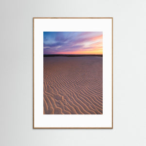 Danmark – Råbjerg Mile i solnedgång | Fine Art Print