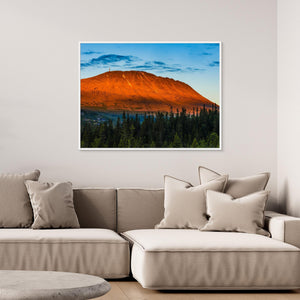 Solnedgång över Gaustatoppen – Telemark, Norge | Canvas