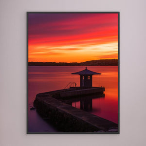 Glöd över Brottkärr - CANVAS