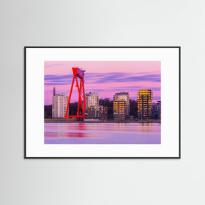 Eriksbergskranen vid Göta älv – Göteborg | Fine Art Print