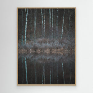 Stensjön, Mölndal – Spegling i stilla vatten | Canvas