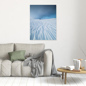 Skidåkare i vinterfjäll vid Valdalsfjellet – Norge | Canvas