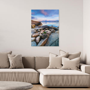 Där havet möter stenen - CANVAS