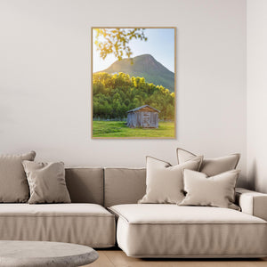 Sommarkväll vid Mittåkläppens fot - CANVAS