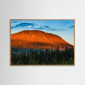Solnedgång över Gaustatoppen – Telemark, Norge | Fine Art Print