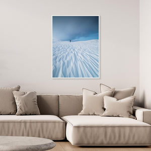 Skidåkare i vinterfjäll vid Valdalsfjellet – Norge | Canvas