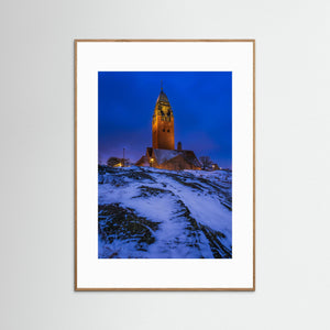 Masthuggskyrkan i vinterkväll – Göteborg | Fine Art Print 