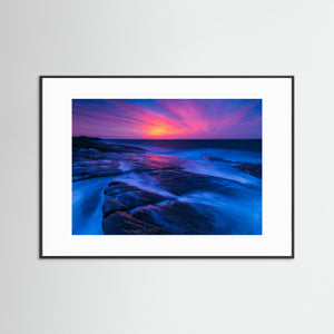 Solnedgång vid Näsbokrok naturreservat – Ölmanäshalvön, Halland | Fine Art Print