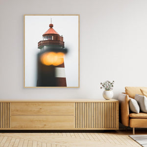Alnes Fyr Godøya Ålesund – Fyr i Dimma | Canvas