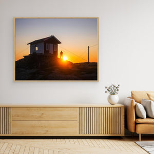 Solnedgång vid Mönster Lotsutkik - CANVAS