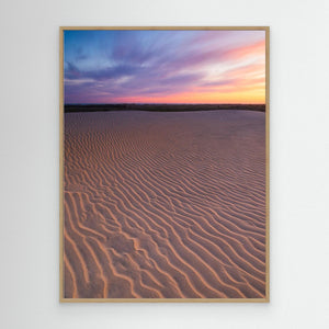 Danmark – Råbjerg Mile i solnedgång | Canvas