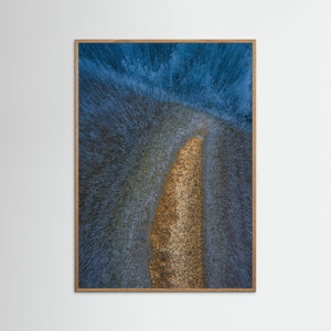 Ismönster på klippa – Smithska udden, Göteborg | Fine Art Print