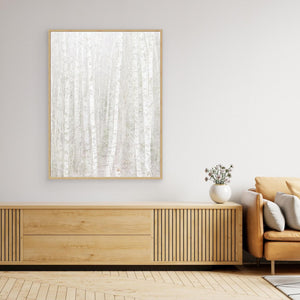 Änggårdsbergen i stillhet – Björkar i dubbelexponering | Canvas