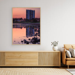 Skymning över Höganäs - CANVAS