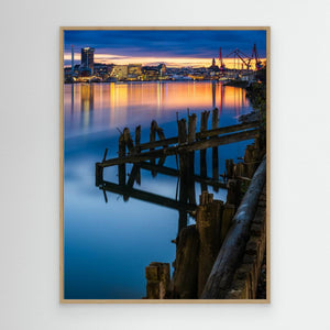Skymning över Göta älv - CANVAS