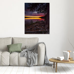 Solnedgång över Burusjön – Idre, norra Dalarna | Canvas