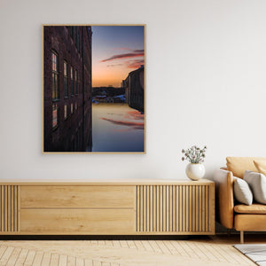 Mölndal – Spegling vid Götafors | Canvas