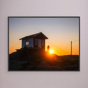Solnedgång vid Mönster Lotsutkik - CANVAS