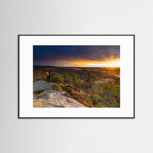 Solnedgång vid Göddered-Hakered naturreservat – Hisingen | Fine Art Print