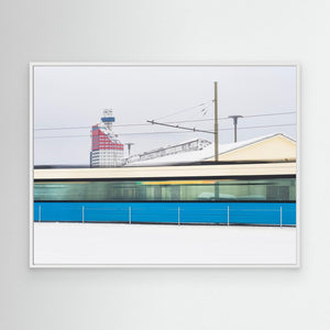 Göteborg – Rörelse i vinterljus vid Frihamnen | Canvas