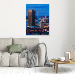Blå timmen över Göteborg - CANVAS