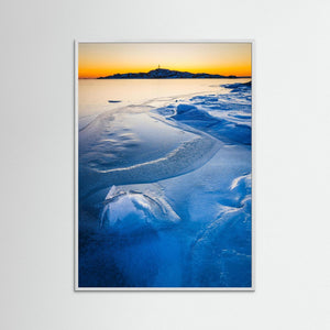 Isformationer vid Stora Amundön Göteborg – Vinter vid havet | Fine Art Print