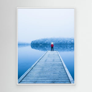 I frostens stillhet vid Kåsjön - CANVAS