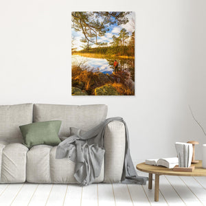 Spegling vid Stora Kåsjön – Partille kommun | Canvas