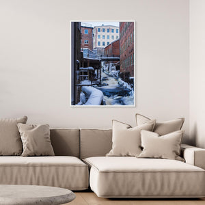 Mölndal – Kvarnbyns vinterfall | Canvas