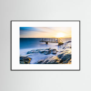Solnedgång vid Långholmen – Göteborgs skärgård | Fine Art Print