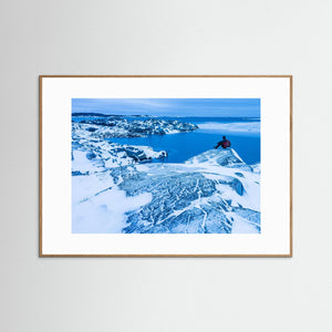 Vinter vid Smithska udden Göteborg – Hav, klippor och stillhet | Fine Art Print
