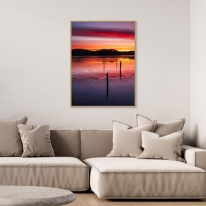 Iseld över Stensjön - CANVAS