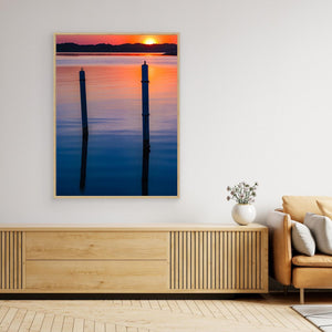 Tumlehed Hisingen Göteborg – Solnedgång över Havet | Canvas