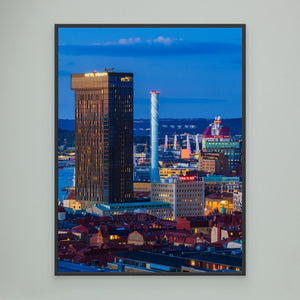 Blå timmen över Göteborg - CANVAS
