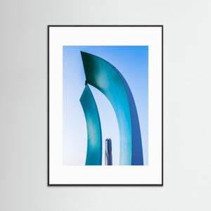 Karlatornet genom Di Eder sekvensen – Lindholmen Göteborg | Fine Art Print 