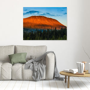 Solnedgång över Gaustatoppen – Telemark, Norge | Canvas