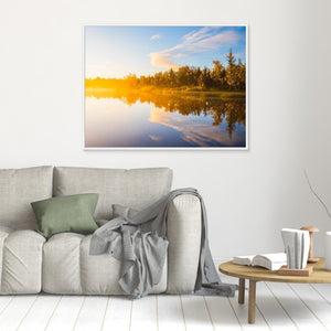Stillhet över Messmörtjärn - CANVAS