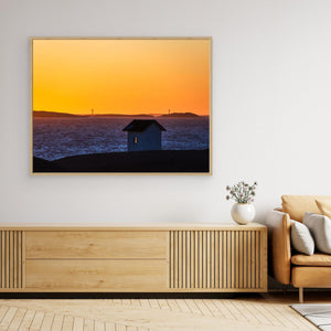 Stångehuvud, Lysekil – Fyrhuset i solnedgång | Canvas