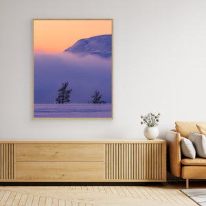 Vintermorgon i Grövelsjöfjällen – Norra Dalarna | Canvas