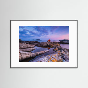 Solnedgång vid Bremangerlandet – Vestland, Norge | Fine Art Print