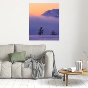 Vintermorgon i Grövelsjöfjällen – Norra Dalarna | Canvas