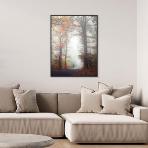 Dimma vid skogsvägen - CANVAS