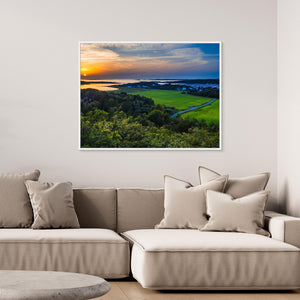 Solnedgång över Björlanda kile och Store Udd – Hisingen | Canvas